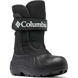imageColumbia UnisexChild Powderbug Snowlite Strap Hiking BootBlackWhite