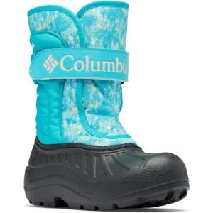 imageColumbia UnisexChild Powderbug Snowlite Strap Hiking BootGeyserSea Salt