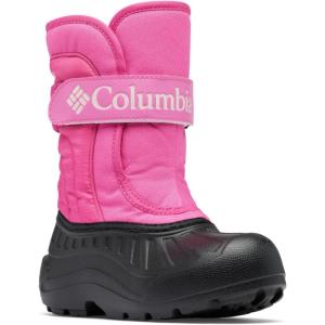 imageColumbia UnisexChild Powderbug Snowlite Strap Hiking BootPink IceSatin Pink