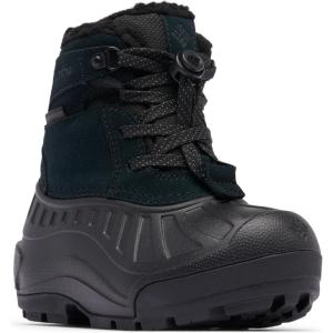 imageColumbia UnisexChild Youth Powderbug Alpine Waterproof Snow BootBlackBlack
