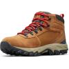 imageColumbia Mens Discontinued Newton Ridge Plus II Suede Waterproof Hiking BootElkMountain Red