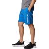 imageColumbia Mens Trek ShortBright Indigo HeatherWhite Vertical Logo