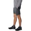 imageColumbia Mens Trek ShortCharcoal HeatherBlack Vertical Logo