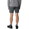 imageColumbia Mens Trek ShortCharcoal HeatherBlack Vertical Logo