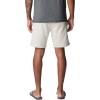 imageColumbia Mens Trek ShortDark StoneWhite Vertical Logo