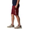 imageColumbia Mens Trek ShortRed JasperWhite Vertical Logo