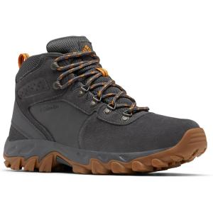 imageColumbia Mens Discontinued Newton Ridge Plus II Suede Waterproof Hiking BootDark GreyGold Amber
