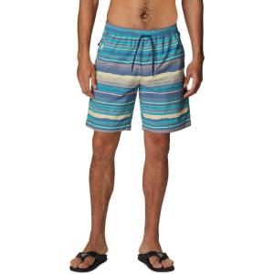imageColumbia Mens Standard M Summerdry ShortBluestone Horizons Stripe Multi