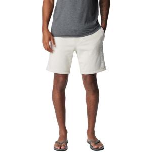 imageColumbia Mens Trek ShortDark StoneWhite Vertical Logo