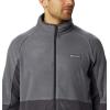 imageColumbia Mens Basin Trail Fleece Full Zip Jacket Soft Fleece Classic Fit SharkCity Grey 3X