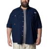 imageColumbia Mens Discontinued PFG Bahama II Long Sleeve ShirtCollegiate Navy