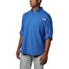 imageColumbia Mens PFG Tamiami Ii Long Sleeve ShirtVivid Blue  Legacy
