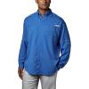 imageColumbia Mens PFG Tamiami Ii Long Sleeve ShirtVivid Blue  Legacy