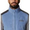 imageColumbia Mens Steens Mountain Full Zip Soft Fleece VestBluestoneShark