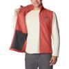 imageColumbia Mens Steens Mountain Full Zip Soft Fleece VestDark Coral