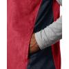 imageColumbia Mens Steens Mountain Full Zip Soft Fleece VestRed SparkCollegiate Navy