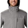 imageColumbia Mens Whirlibird IV Interchange Jacket Waterproof ampamp BreathableCity Grey Melange