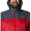 imageColumbia Mens bigtall Big ampamp Tall Glennaker Lake Packable Rain JacketMountain Red  Graphite