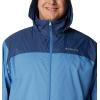 imageColumbia Mens bigtall Big ampamp Tall Glennaker Lake Packable Rain JacketSkylerDark Mountain