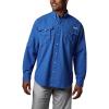 imageColumbia Mens Discontinued PFG Bahama II Long Sleeve ShirtVivid Blue
