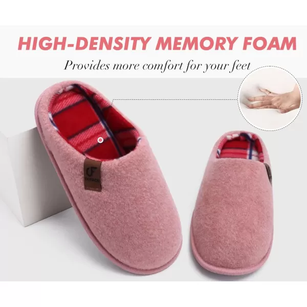 COFACE Unisex Mens Womens Cozy Memory Foam Scuff Slippers Casual Slip On Warm House Shoes Indoor/Outdoor Sandal Slippers With Arch Support Rubber Sole Size 4-15