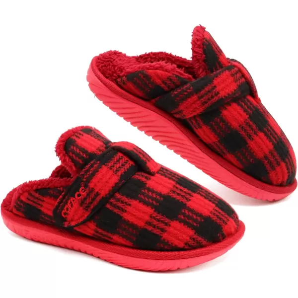 COFACE Unisex Mens Womens Cozy Memory Foam Scuff Slippers Casual Slip On Warm House Shoes Indoor/Outdoor Sandal Slippers With Arch Support Rubber Sole Size 4-15)