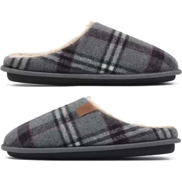 COFACE Unisex Mens Womens Cozy Memory Foam Scuff Slippers Casual Slip On Warm House Shoes Indoor/Outdoor Sandal Slippers With Arch Support Rubber Sole Size 4-15