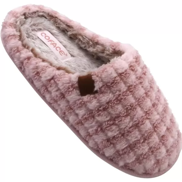 COFACE Unisex Mens Womens Cozy Memory Foam Scuff Slippers Casual Slip On Warm House Shoes Indoor/Outdoor Sandal Slippers With Arch Support Rubber Sole Size 4-15