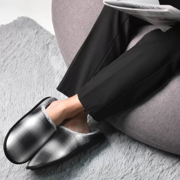COFACE Unisex Mens Womens Cozy Memory Foam Scuff Slippers Casual Slip On Warm House Shoes Indoor/Outdoor Sandal Slippers With Arch Support Rubber Sole Size 4-15
