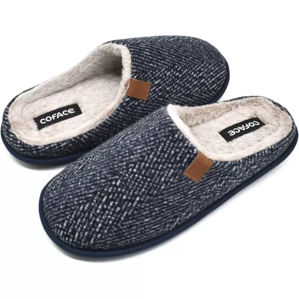 COFACE Unisex Mens Womens Cozy Memory Foam Scuff Slippers Casual Slip On Warm House Shoes Indoor/Outdoor Sandal Slippers With Arch Support Rubber Sole Size 4-15
