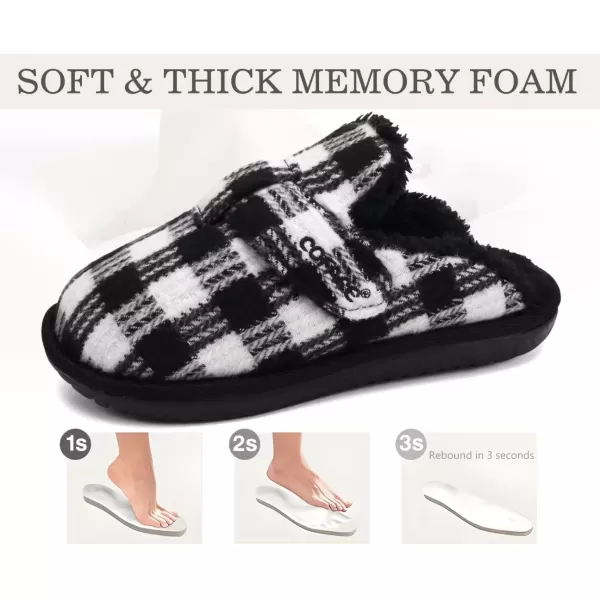 COFACE Unisex Mens Womens Cozy Memory Foam Scuff Slippers Casual Slip On Warm House Shoes Indoor/Outdoor Sandal Slippers With Arch Support Rubber Sole Size 4-15)
