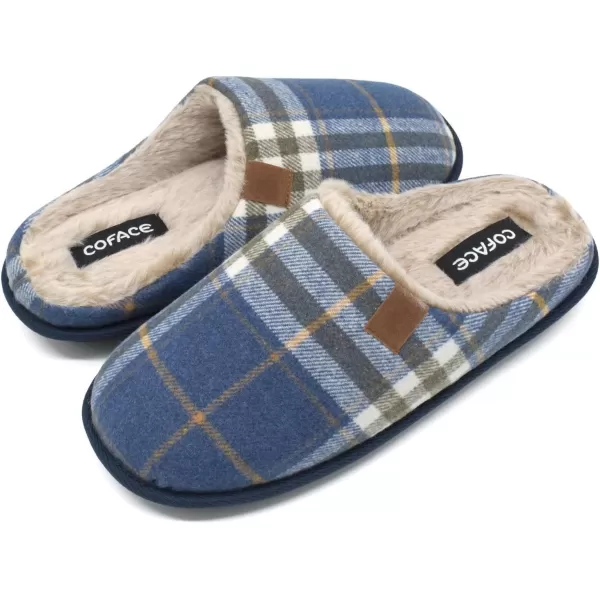 COFACE Unisex Mens Womens Cozy Memory Foam Scuff Slippers Casual Slip On Warm House Shoes Indoor/Outdoor Sandal Slippers With Arch Support Rubber Sole Size 4-15