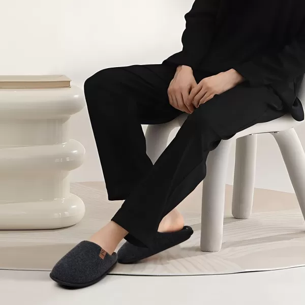 COFACE Unisex Mens Womens Cozy Memory Foam Scuff Slippers Casual Slip On Warm House Shoes Indoor/Outdoor Sandal Slippers With Arch Support Rubber Sole Size 4-15