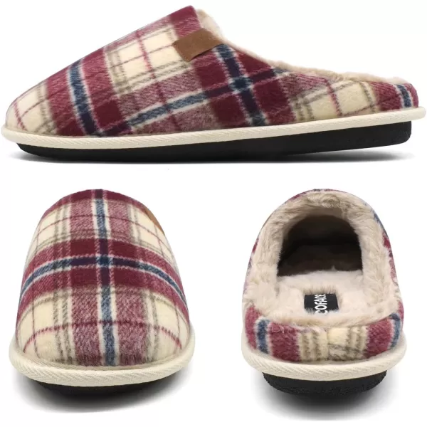 COFACE Unisex Mens Womens Cozy Memory Foam Scuff Slippers Casual Slip On Warm House Shoes Indoor/Outdoor Sandal Slippers With Arch Support Rubber Sole Size 4-15