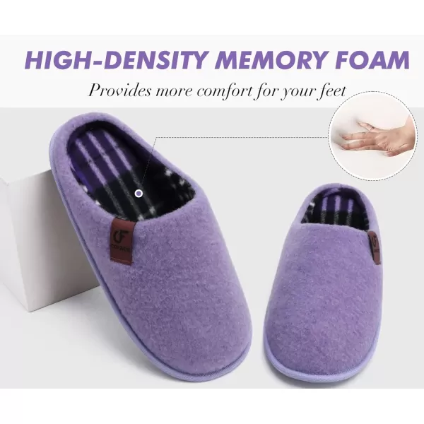 COFACE Unisex Mens Womens Cozy Memory Foam Scuff Slippers Casual Slip On Warm House Shoes Indoor/Outdoor Sandal Slippers With Arch Support Rubber Sole Size 4-15