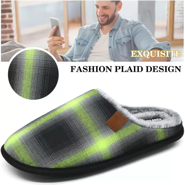 COFACE Unisex Mens Womens Cozy Memory Foam Scuff Slippers Casual Slip On Warm House Shoes Indoor/Outdoor Sandal Slippers With Arch Support Rubber Sole Size 4-15