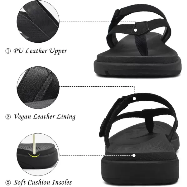 COFACE Womens Fashion Orthotic Flip Flops Ladies Slip On Lightweight Athletic Yoga Mat Cushion Thong Sandals With Comfortable Plantar Fasciitis Arch Support