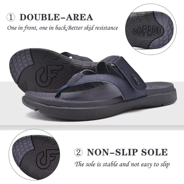 COFACE Womens Fashion Orthotic Flip Flops Ladies Slip On Lightweight Athletic Yoga Mat Cushion Thong Sandals With Comfortable Plantar Fasciitis Arch Support