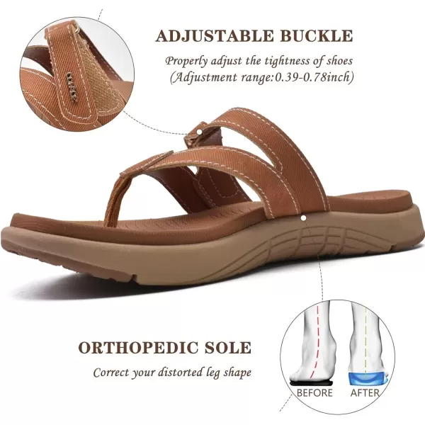 COFACE Womens Fashion Orthotic Flip Flops Ladies Slip On Lightweight Athletic Yoga Mat Cushion Thong Sandals With Comfortable Plantar Fasciitis Arch Support
