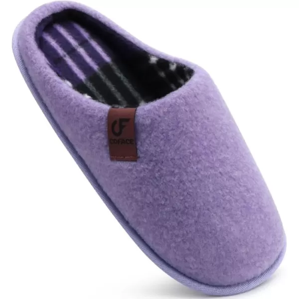 COFACE Unisex Mens Womens Cozy Memory Foam Scuff Slippers Casual Slip On Warm House Shoes Indoor/Outdoor Sandal Slippers With Arch Support Rubber Sole Size 4-15