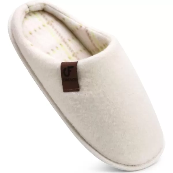 COFACE Unisex Mens Womens Cozy Memory Foam Scuff Slippers Casual Slip On Warm House Shoes Indoor/Outdoor Sandal Slippers With Arch Support Rubber Sole Size 4-15