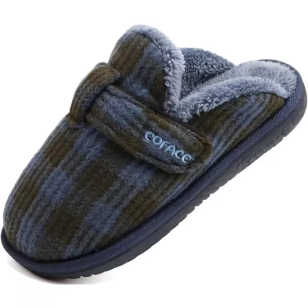 COFACE Unisex Mens Womens Cozy Memory Foam Scuff Slippers Casual Slip On Warm House Shoes Indoor/Outdoor Sandal Slippers With Arch Support Rubber Sole Size 4-15)