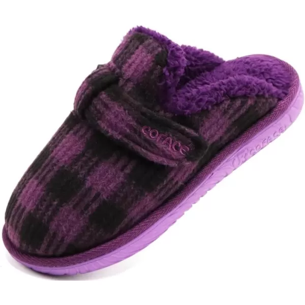 COFACE Unisex Mens Womens Cozy Memory Foam Scuff Slippers Casual Slip On Warm House Shoes Indoor/Outdoor Sandal Slippers With Arch Support Rubber Sole Size 4-15)