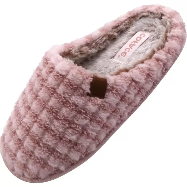 COFACE Unisex Mens Womens Cozy Memory Foam Scuff Slippers Casual Slip On Warm House Shoes Indoor/Outdoor Sandal Slippers With Arch Support Rubber Sole Size 4-15