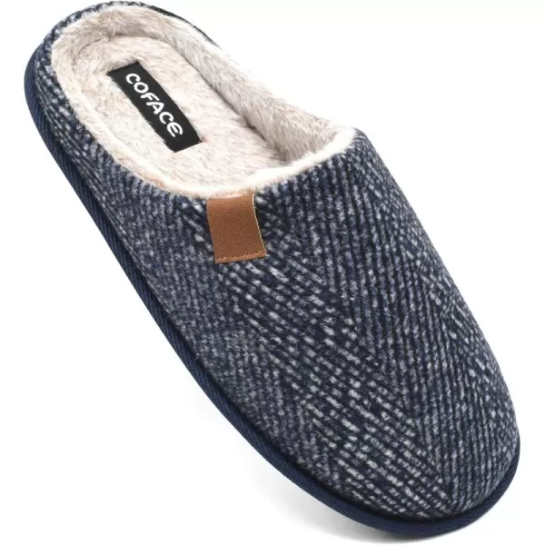 COFACE Unisex Mens Womens Cozy Memory Foam Scuff Slippers Casual Slip On Warm House Shoes Indoor/Outdoor Sandal Slippers With Arch Support Rubber Sole Size 4-15