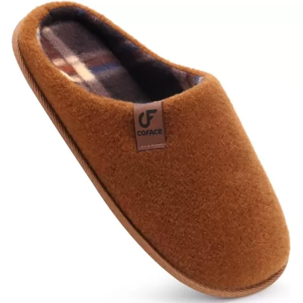 COFACE Unisex Mens Womens Cozy Memory Foam Scuff Slippers Casual Slip On Warm House Shoes Indoor/Outdoor Sandal Slippers With Arch Support Rubber Sole Size 4-15