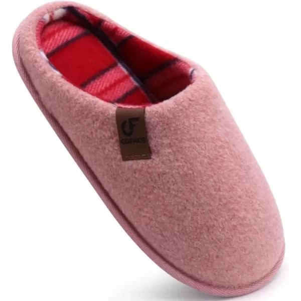 COFACE Unisex Mens Womens Cozy Memory Foam Scuff Slippers Casual Slip On Warm House Shoes Indoor/Outdoor Sandal Slippers With Arch Support Rubber Sole Size 4-15