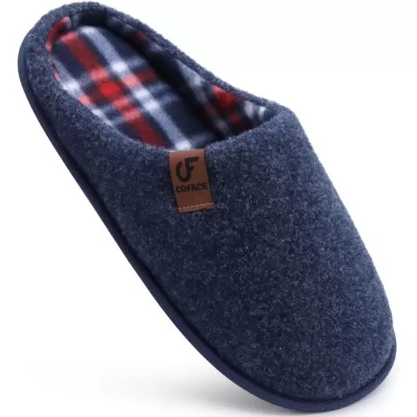 COFACE Unisex Mens Womens Cozy Memory Foam Scuff Slippers Casual Slip On Warm House Shoes Indoor/Outdoor Sandal Slippers With Arch Support Rubber Sole Size 4-15