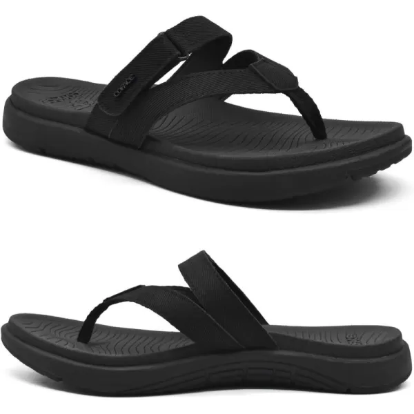 COFACE Womens Fashion Orthotic Flip Flops Ladies Slip On Lightweight Athletic Yoga Mat Cushion Thong Sandals With Comfortable Plantar Fasciitis Arch Support