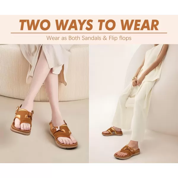 COFACE Flip Flops Sandals for Women Ladies Lightweight Athletic Soft Cushion Walking Sandals Orthotic Orthopedic Thong Sandals With Comfortable Arch Support Outdoor Beach Summer 